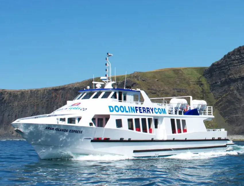 Doolin Ferry to Aran near Fanore